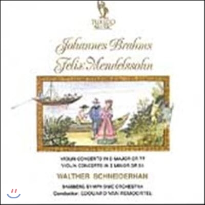 [중고] Walther Schneiderhan / 브람스, 멘델스존: 바이올린 협주곡 (Brahms: Violin Concerto Op.77, Mendelssohn: Violin Concerto Op.64) (수입/tuxcd1005)