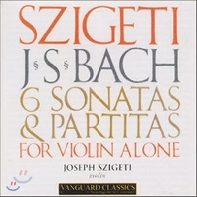 [중고] Joseph Szigeti / Bach : 6 Sonatas & Partitas for Violin (2CD/수입/atmcd1246)