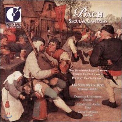 [중고] Les Violons du Roy - Bernard Labadie / Bach : Secular Cantatas (수입/dor90199)