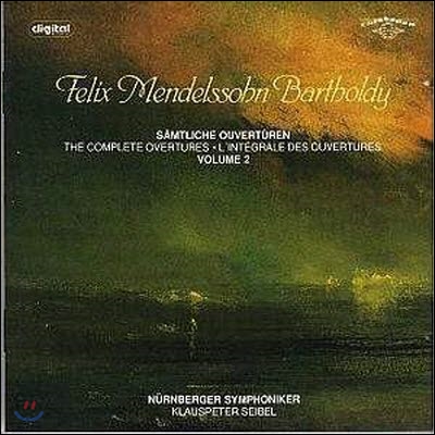 [중고] Klauspeter Seibel / Felix Mendelssohn Bartholdy : Ouverturen Vol.2 (수입/col349008)