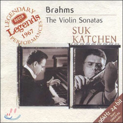 [중고] Josef Suk & Julius Katchen / Brahms : The Violin Sonatas Nos.1-3 (수입/4663932)