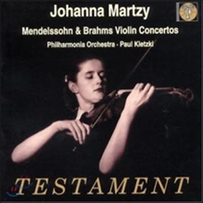 [중고] Johanna Martzy / Mendelssohn : Violin Concerto Op.64, Brahms : Violin Concerto Op.77 (수입/sbt1037)