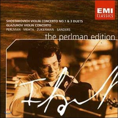 [중고] Itzhak Perlman / The Perlman Edition: Shostakovich- Violin Concert No.1 & 3 Duets, Glazunov Violin Concerto (수입/724356259324)