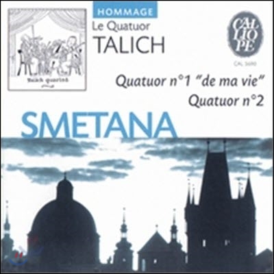 [중고] Le Quatuor Talich / Smetana : The Two Quartets, Eight Polkas (수입/cal5690)