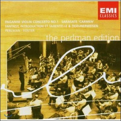 [중고] Lawrence Foster, Itzhak Perlman / Paganini: Violin Concerto Vo. 1; Sarasate: Carmen Fantasy (수입/724356259423)