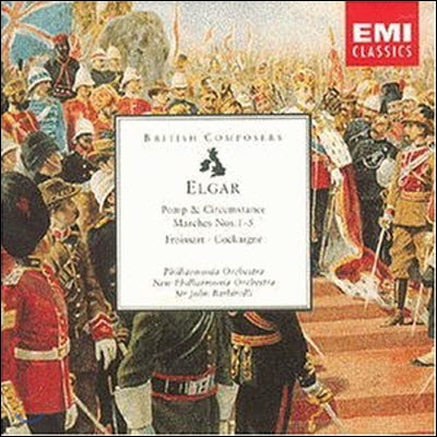 [중고] John Barbirolli / Elgar : Pomp and Circumstance Marches Nos. 1-5 (수입/724356632325)