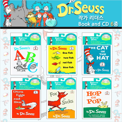 [영어원서] Dr. Seuss Readers Book &amp; CD 6종 세트 (Book &amp; CD)