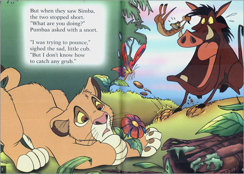 Disney's First Readers Level 2 : Simba's Pouncing Lesson - THE LION KING (Book+CD)