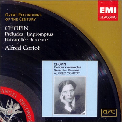 [미국 수입] Alfred Cortot - Chopin : Preludes Impromptus Barcarolle Berceuse 쇼팽 : 피아노 작품집 프렐류드, 즉흥곡, 바르카롤 & 베르쇠즈 