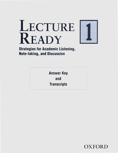 Lecture Ready 1 : Student's Book