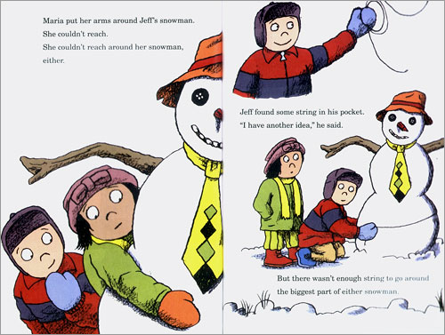 Scholastic Hello Math Reader Level 3 : The Fattest, Tallest, Biggest Snowman Ever