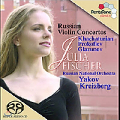 [중고] Julia Fischer, Yakov Kreizberg / Khachaturian, Prokofiev, Glazunov : Violin Concertos (SACD/수입/ptc5186059)