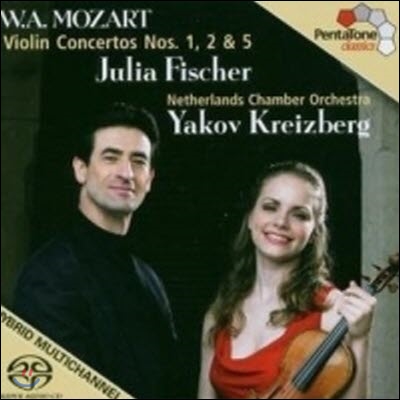 [중고] Julia Fischer, Yakov Kreizberg / Mozart : Violin Concertos No.1 K.207, No.2 K.211, No.5 K.219 &#39;Tukish&#39; (SACD Hybrid/수입/5186094)