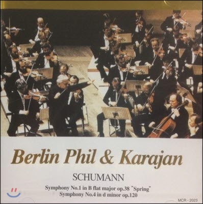 Herbert Von Karajan / Schumann : Symphony No.1 In B Flat Major Op.38 &#39;spring&#39;, Symphony No.4 In D Minor Op.120 (미개봉/mcr2023)