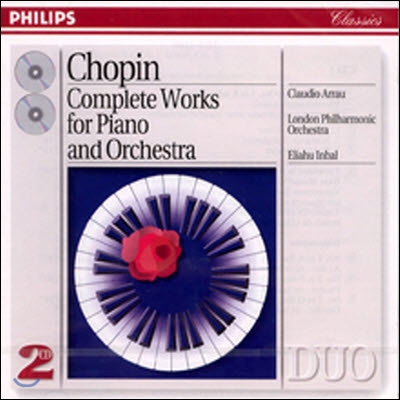 [중고] Claudio Arrau, Eliahu Inbal / Chopin : Complete Work For Piano And Orchestra (2CD/수입/4383382)