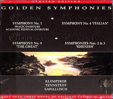 [중고] Otto Klemperer, Klaus Tennstedt, Wolfgang Sawallisch / Golden Symphonies (3CD Box Set/하드커버/ekcd0202)