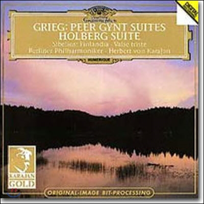 [중고] Herbert Von Karajan / Sibelius & Grieg: Peer Gynt Suite, Valse Triste (dg1199)