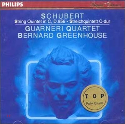 Guarneri Quartet, Bernard Greenhouse / Schubert(슈베르트) : String Quintet In C, D.956 (미개봉/dp1381)