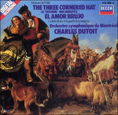 [중고] Charles Dutoit / 파야 : 사랑은 마술사, 삼각 모자 (Falla : The Three Cornered Hat, Love, The Magician/수입/4100082)