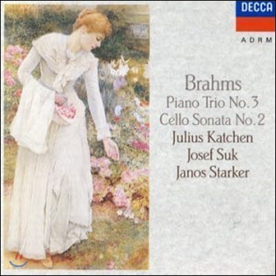 Josef Suk, Janos Starker / Brahms: Piano Trio No.3, Cello Sonata No.2 (미개봉/dd1960)