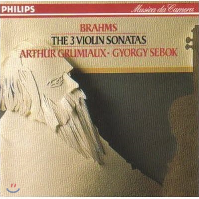 Arthur Grumiaux, Gyorgy Sebok / Brahms : The 3 Violin Sonatas (미개봉/dp1757)