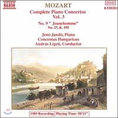 [중고] Jeno Jando, Andras Ligeti / Mozart: Piano Concertos Nos.9 & 27 (수입/8550203)