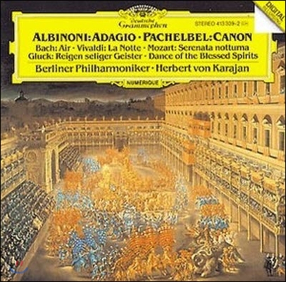 [중고] Herbert Von Karajan / Albinoni : Adagio, Pachelbel : Canon (수입/4133092)