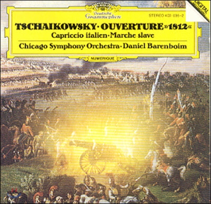 [중고] Daniel Barenboim / Tchaikovsky : Ouverture Solennelle '1812' Op. 49, Capriccio Italien Op. 45, Marche Slave Op.31 (수입/4000352)