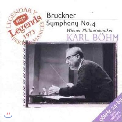 [중고] Karl Bohm / Bruckner : Symphony No.4 &#39;Romantic&#39; (수입/4663742)