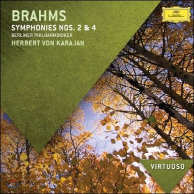 [중고] Herbert Von Karajan / Johannes Brahms : Symphonies Nos.2 & 4 (수입/4784219)