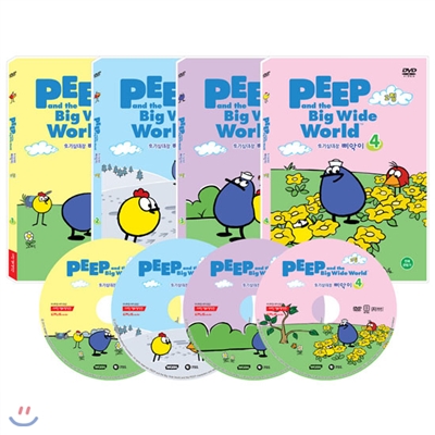 [DVD] Peep and the Big Wide World 호기심 대장 삐악이 2집 4종세트