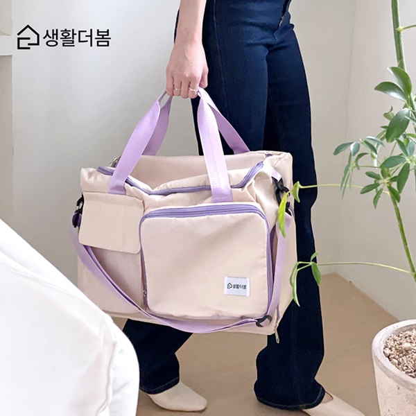 ★무료배송★ 생활더봄 접이식 대용량 방수 보스턴백 신발수납 캐리어보조 여행가방 5colors