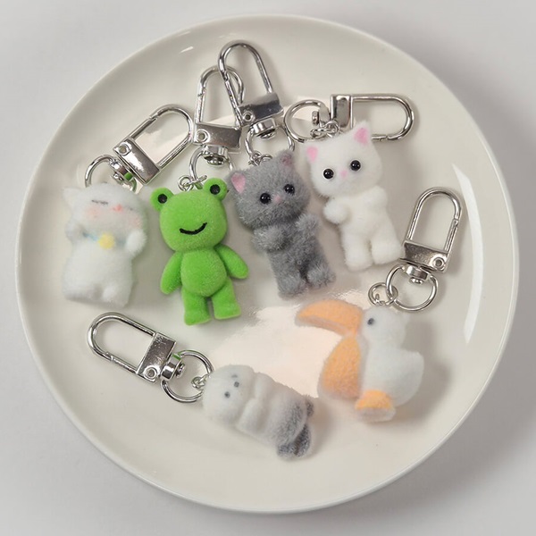 귀여운 미니 핸드폰 키링 동물 우정템 커플 선물