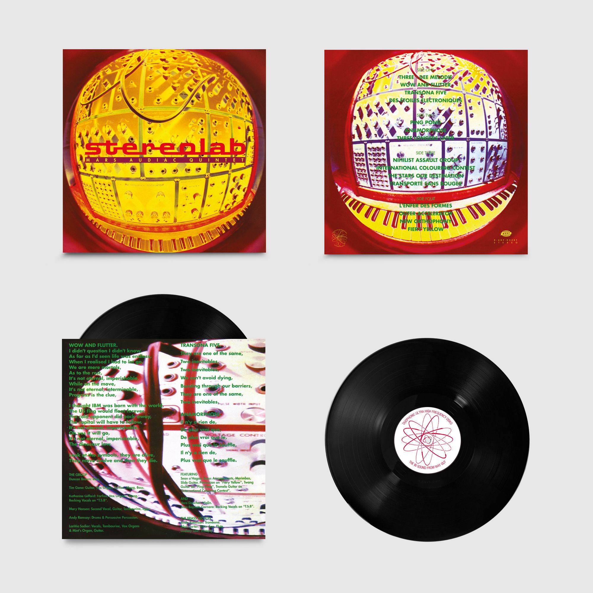 Stereolab (스테레오랩) - Mars Audiac Quintet [2LP]