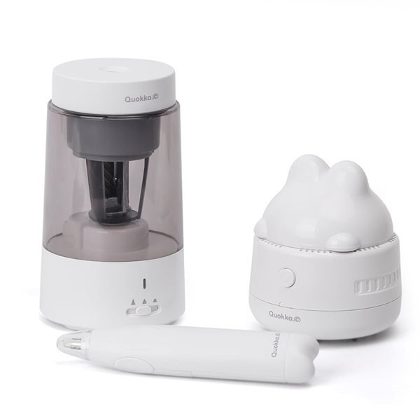 자동상승 연필깎이+지우개청소기+전동지우개 3종세트