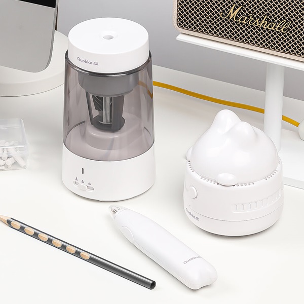 자동상승 연필깎이+지우개청소기+전동지우개 3종세트