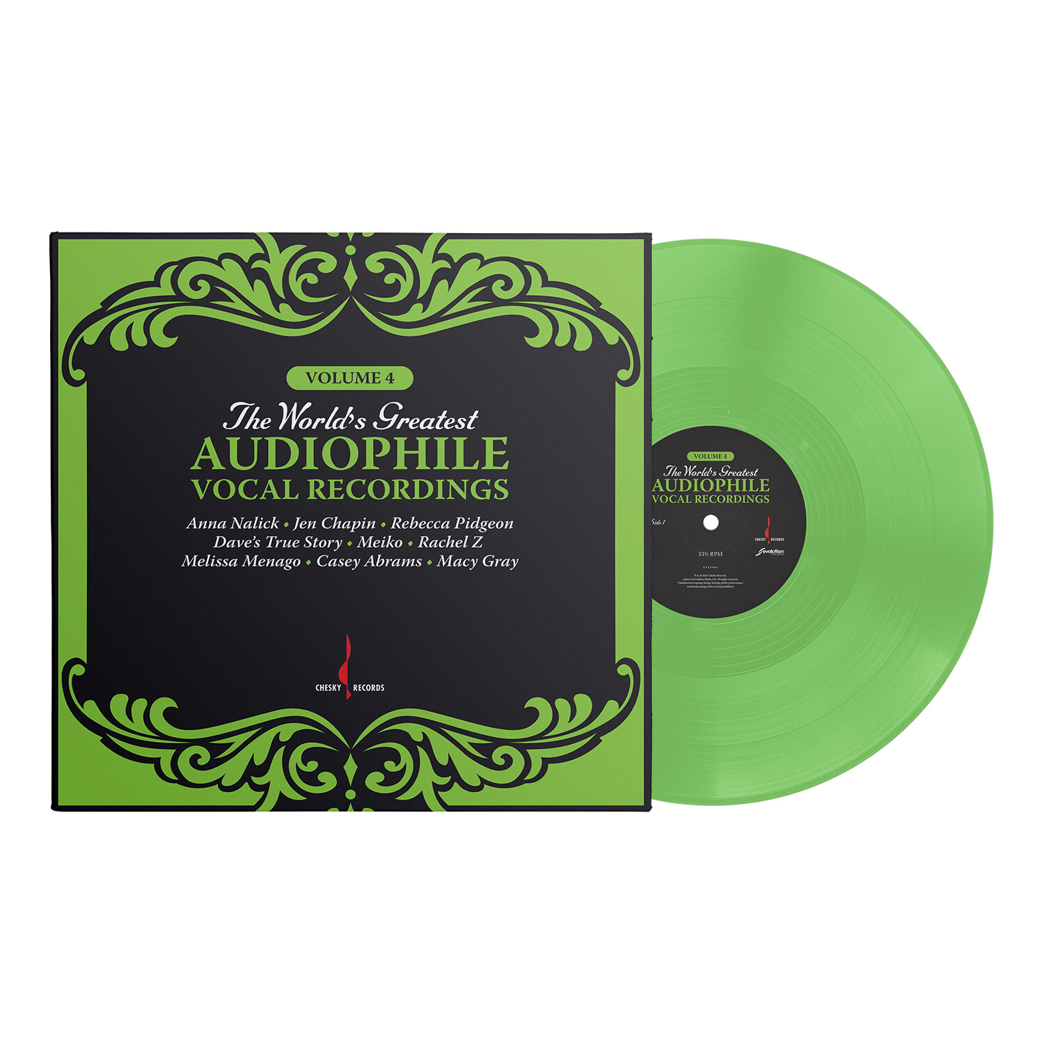 체스키 레코즈 보컬 모음 4집 (The World’s Greatest Audiophile Vocal Recordings) [그린 컬러 LP]