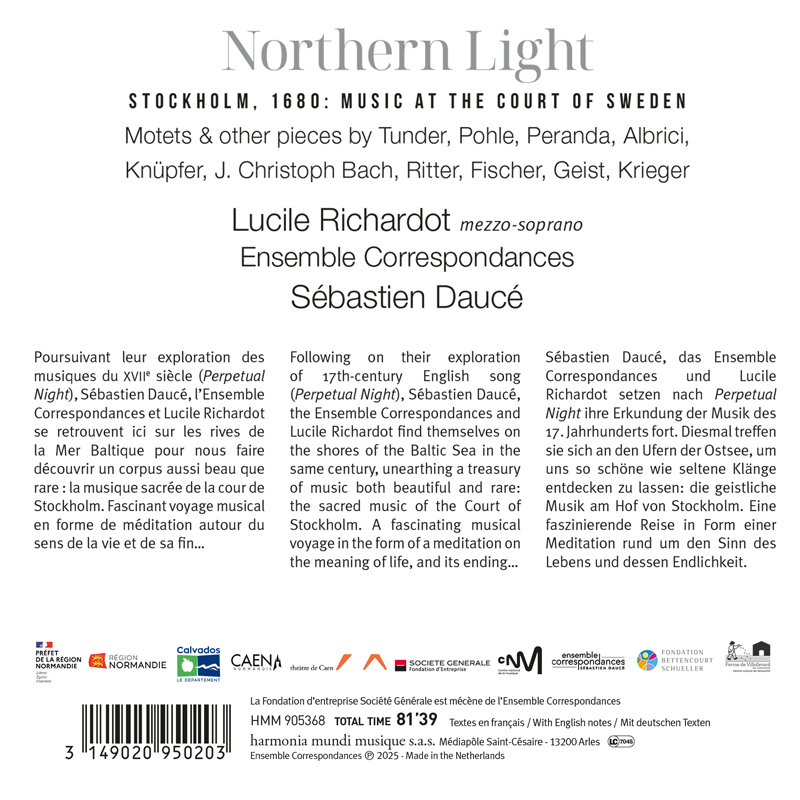Sebastien Dauce (세바스티엥 도세) - 북극광 - 17세기 스칸디나비아의 메아리 (Northern Light - Echoes From 17th-Century Scandinavia)
