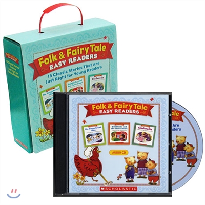 Folk &amp; Fairy Tale Easy Readers Book+CD set
