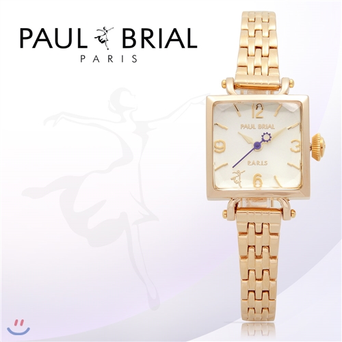 폴브리알(PAUL BRIAL) 여성시계(툴루즈/PB8007GD/팔찌밴드/백화점AS접수가능)
