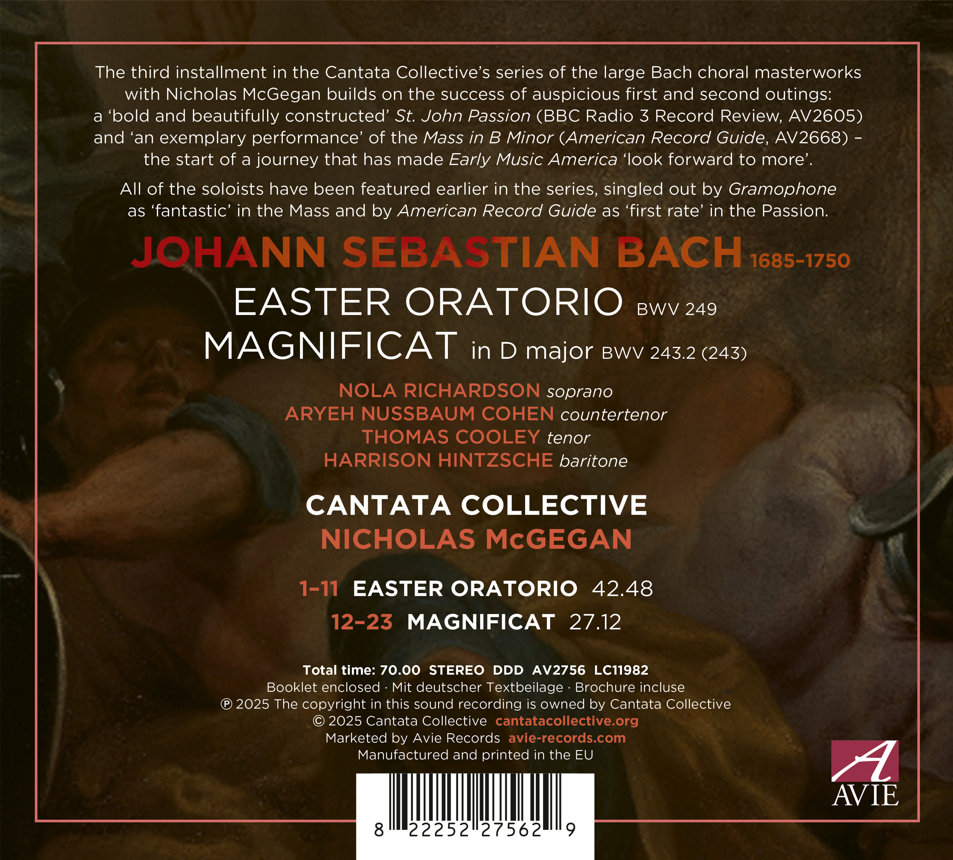 Nicholas McGegan 바흐: 부활 오라토리오, 마니피카트 (Bach: Easter Oratorio, Magnificat)