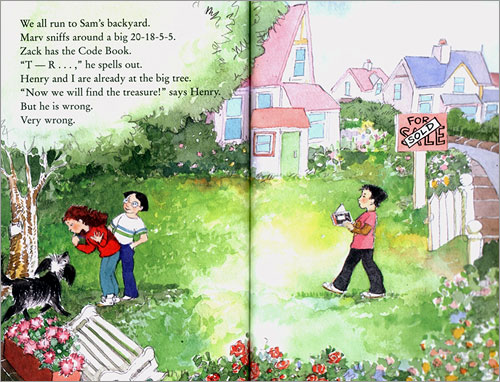 Scholastic Hello Reader Level 4-02 : The Case of the Backyard Treasure (Book+CD Set)
