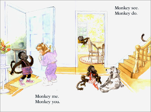 Scholastic Hello Reader Level 1-41 : Monkey See, Monkey Do (Book+CD Set)