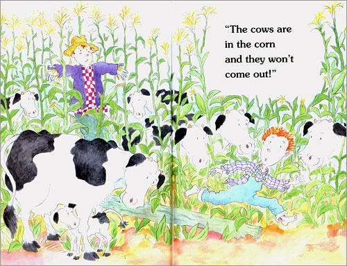 Scholastic Hello Reader Level 2-21 : The Cows Are in the Corn (Book+CD Set)