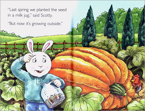 Postcards From Buster Level 1 : Buster and the Giant Pumpkin (Book+Tape Set)