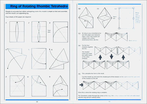 Mathematical Origami : Geometrical Shapes by Paper Folding