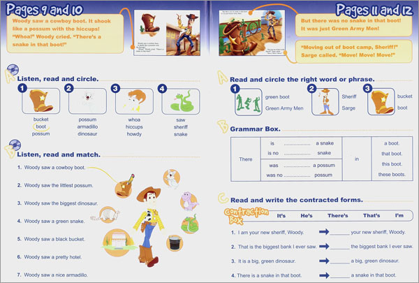 Disney's First Readers Level 2 Workbook : Howdy, Sheriff, Woody! - TOY STORY 2