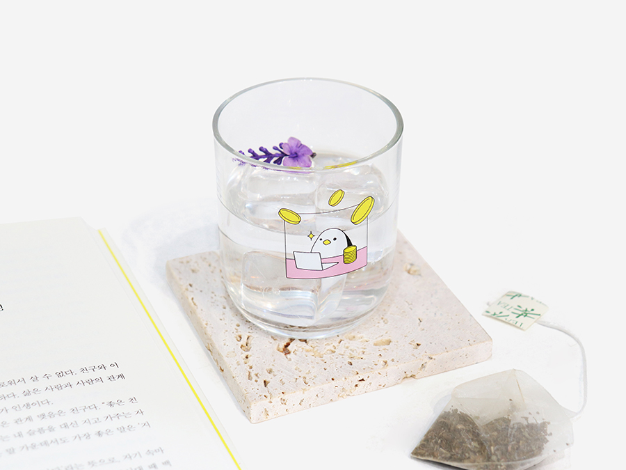유리컵