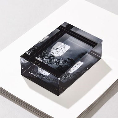 크리스탈 사각 문진