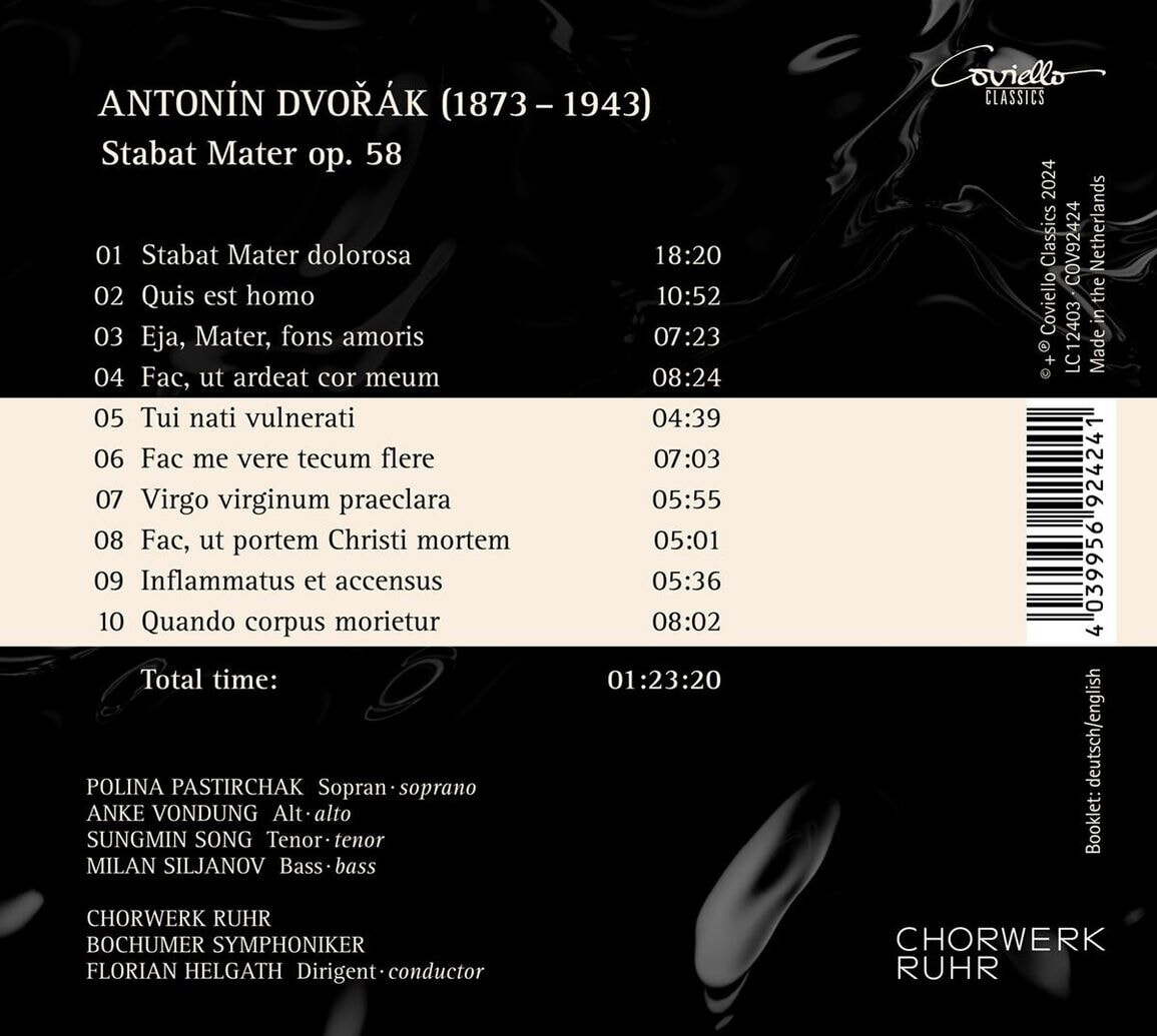 Florian Helgath 드보르작: 스타바트 마테르 (Dvorak: Stabat Mater Op. 58)